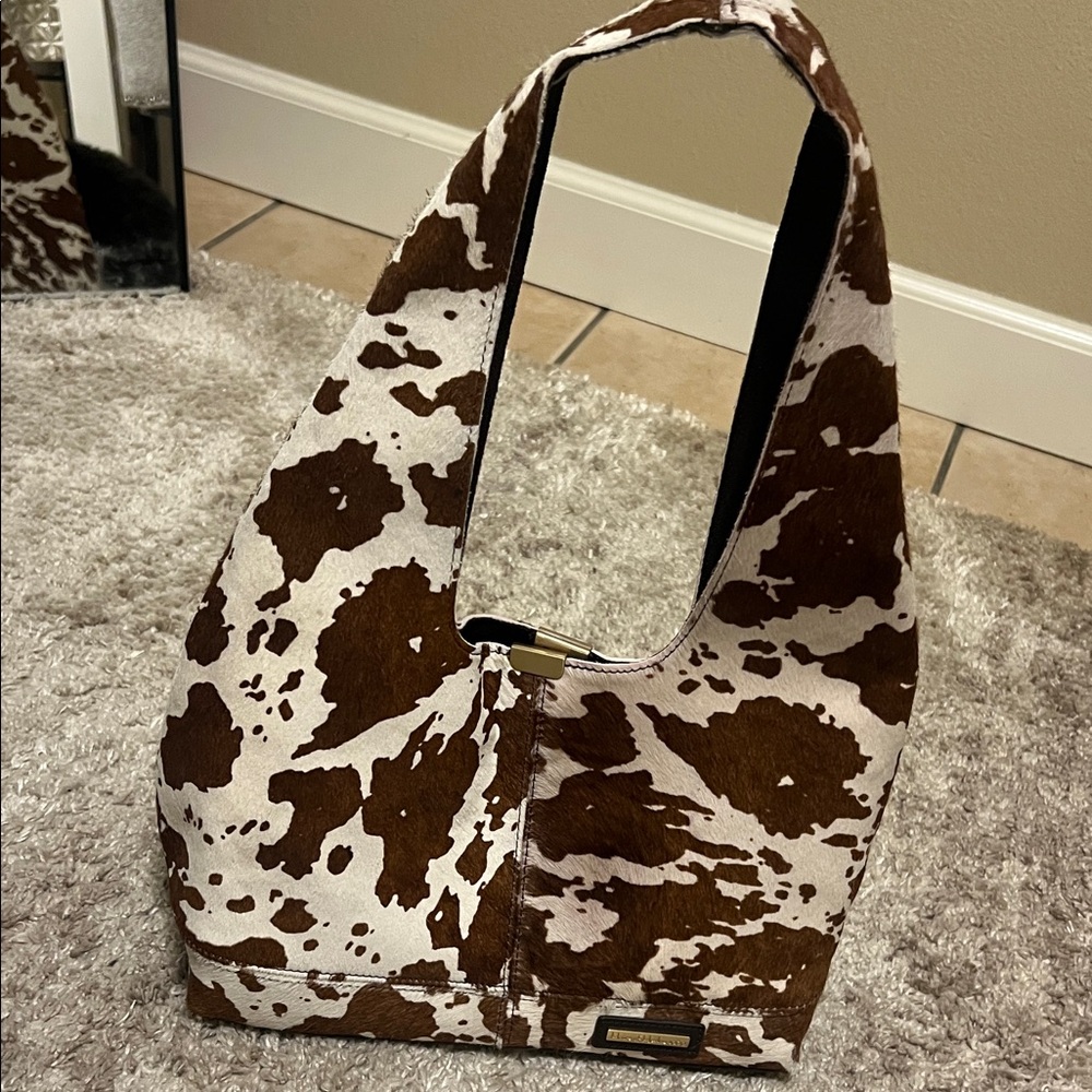 House of Harlow 1960 Brown and White Shoulder Bag